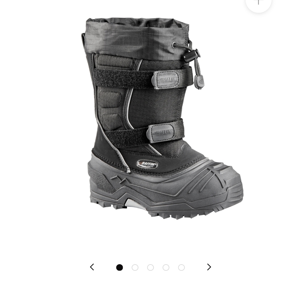 Baffin Young Eiger Boot, Size 1, Black, snow & extreme cold boots, New with tags